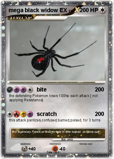 Pokemon mega black widow EX