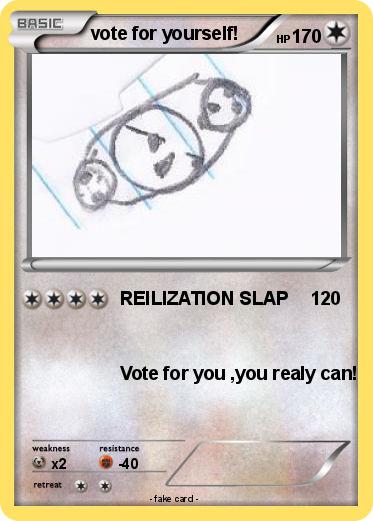 Pokemon vote for yourself!