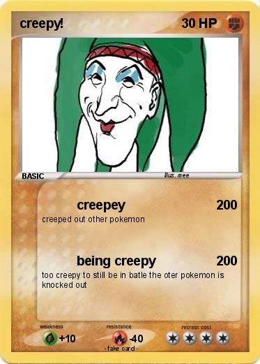 Pokemon creepy!