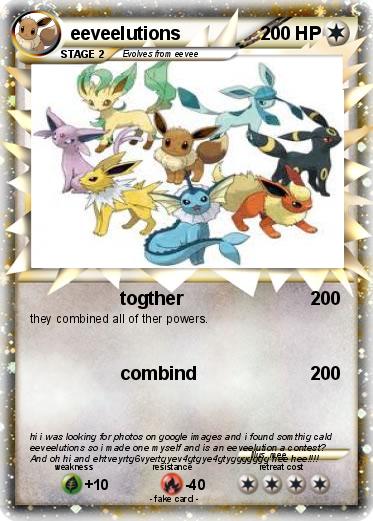 Pokemon eeveelutions