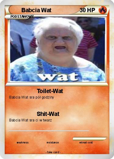 Pokemon Babcia Wat