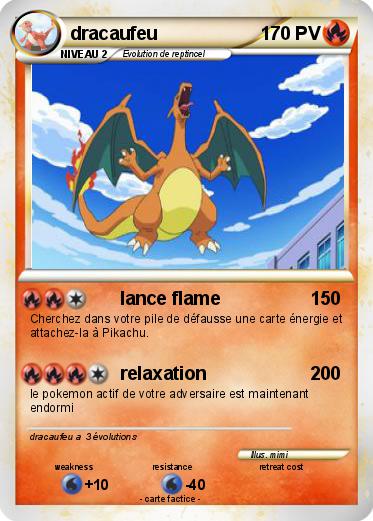 Pokemon dracaufeu