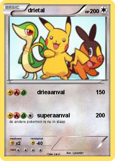 Pokemon drietal