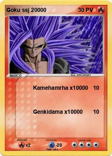 Pokemon Goku ssj 20000