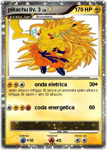 Pokemon pikachu liv. 3