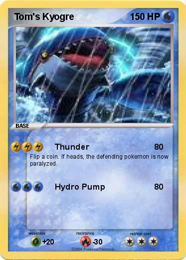 Pokemon Tom's Kyogre