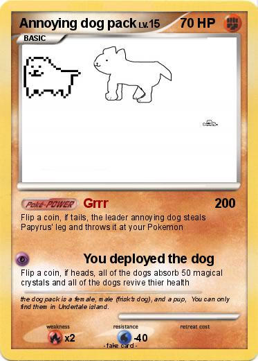 Pokemon Annoying dog pack