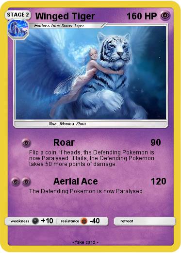 Pokemon Winged Tiger