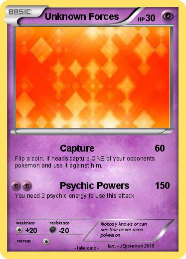 Pokemon Unknown Forces