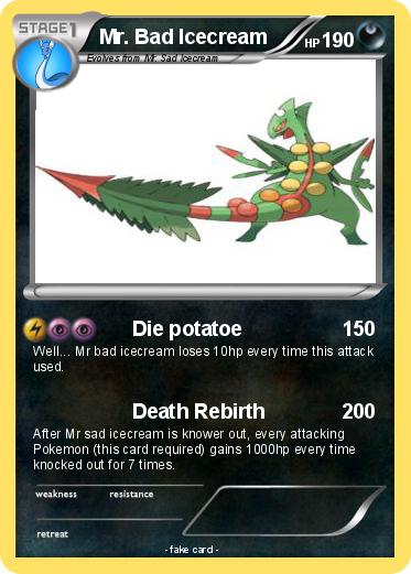 Pokemon Mr. Bad Icecream