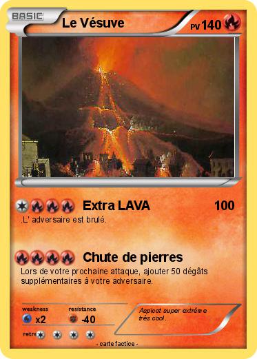 Pokemon Le Vésuve