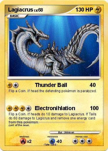 Pokemon Lagiacrus