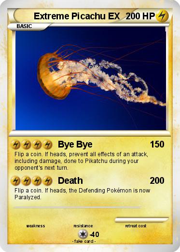 Pokemon Extreme Picachu EX