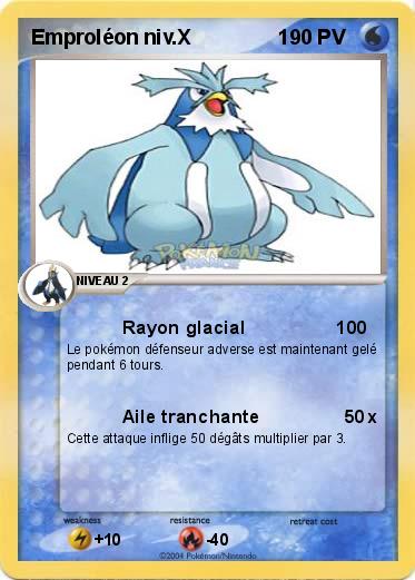 Pokemon Emproléon niv.X               1