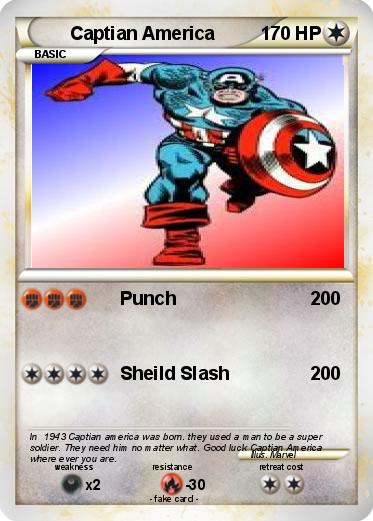 Pokemon Captian America