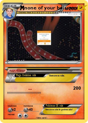 Pokemon none of your buissnes