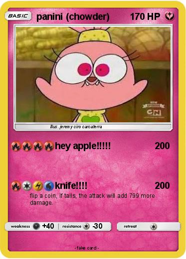 Pokemon panini (chowder)