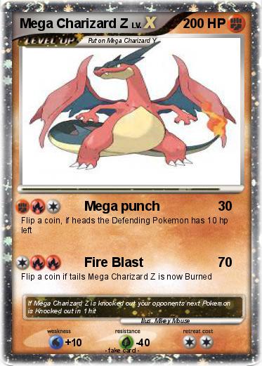 Pokemon Mega Charizard Z