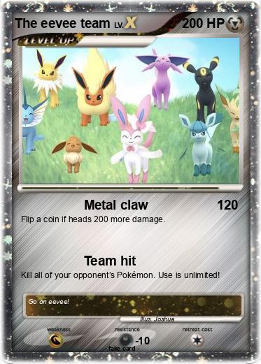 Pokemon The eevee team
