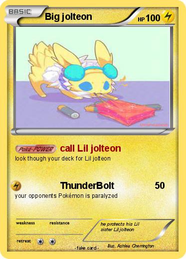 Pokemon Big jolteon