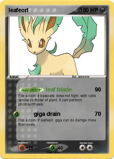 Pokemon leafeorl