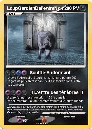 Pokemon LoupGardienDel'entreNoir