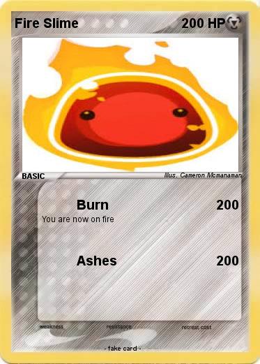 Pokemon Fire Slime