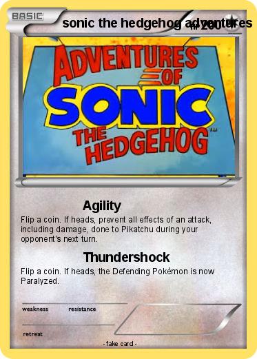 Pokemon sonic the hedgehog adventures