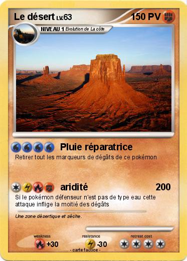 Pokemon Le désert