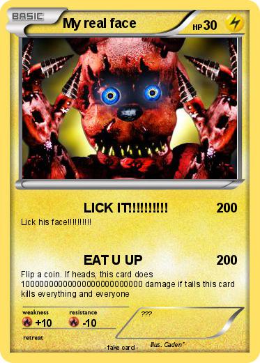 Pokemon My real face