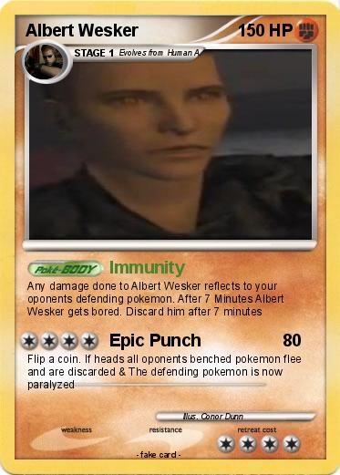 Pokemon Albert Wesker