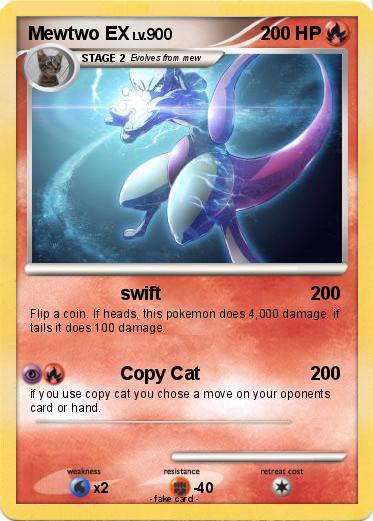 Pokemon Mewtwo EX