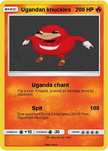 Pokemon Ugandan knuckles
