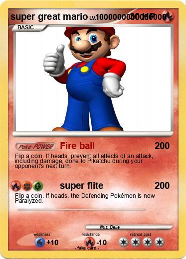 Pokemon super great mario