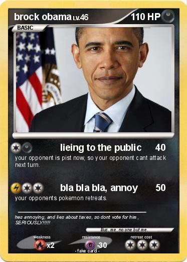 Pokemon brock obama