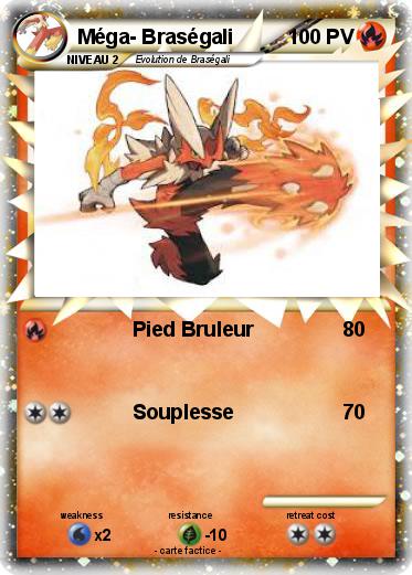 Pokemon Méga- Braségali