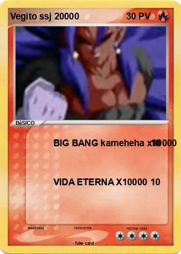 Pokemon Vegito ssj 20000