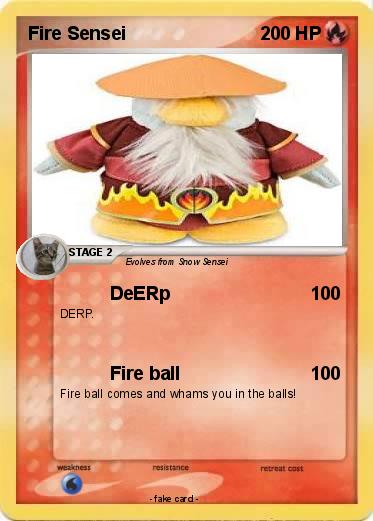 Pokemon Fire Sensei