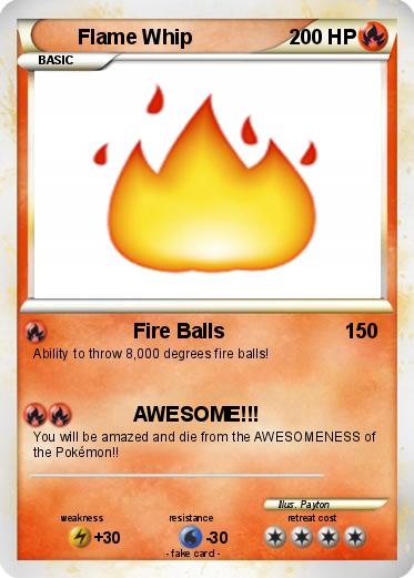 Pokemon Flame Whip
