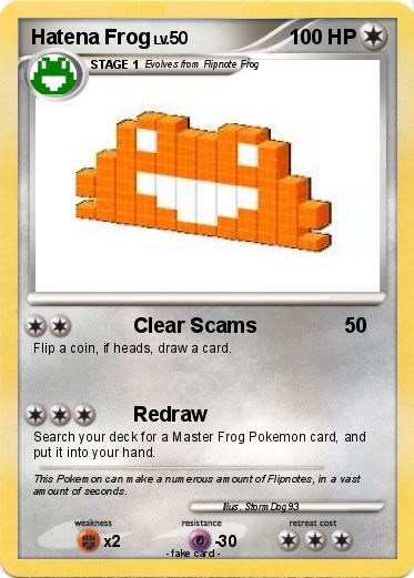 Pokemon Hatena Frog