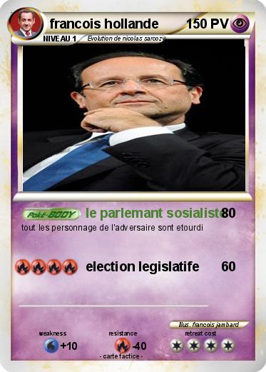 Pokemon francois hollande