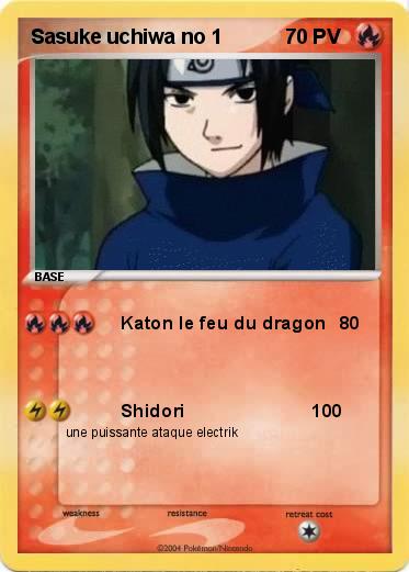 Pokemon Sasuke uchiwa no 1