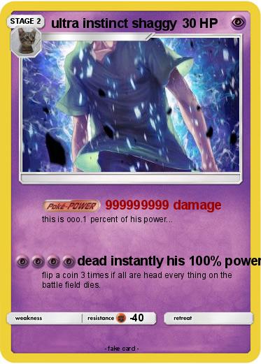 Pokemon ultra instinct shaggy