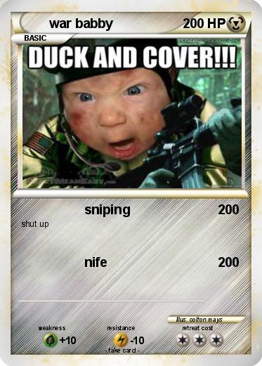 Pokemon war babby