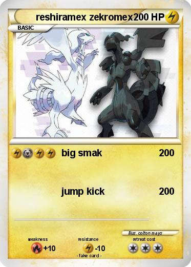 Pokemon reshiramex zekromex