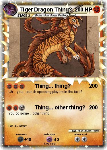 Pokemon Tiger Dragon Thing?