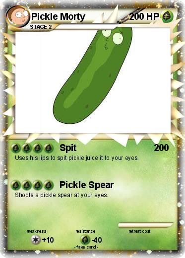 Pokemon Pickle Morty
