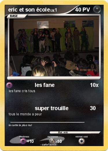Pokemon eric et son école