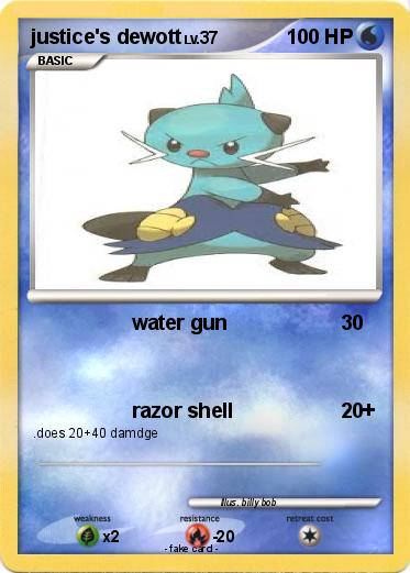 Pokemon justice's dewott