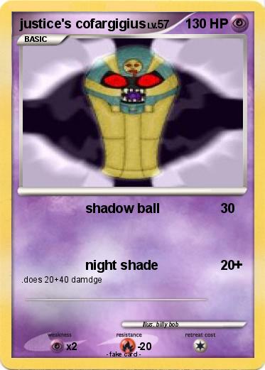 Pokemon justice's cofargigius